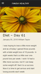 Mobile Screenshot of finishhealthy.com